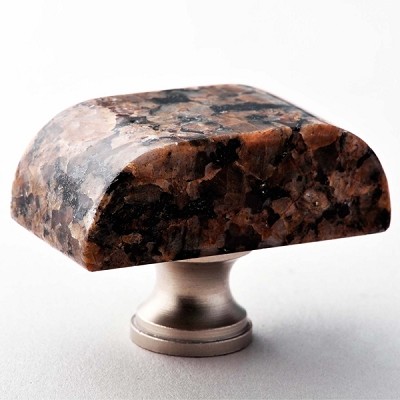 Tropical Brown (Granite knobs and handles for kitchen bathroom cabinet drawer doors)